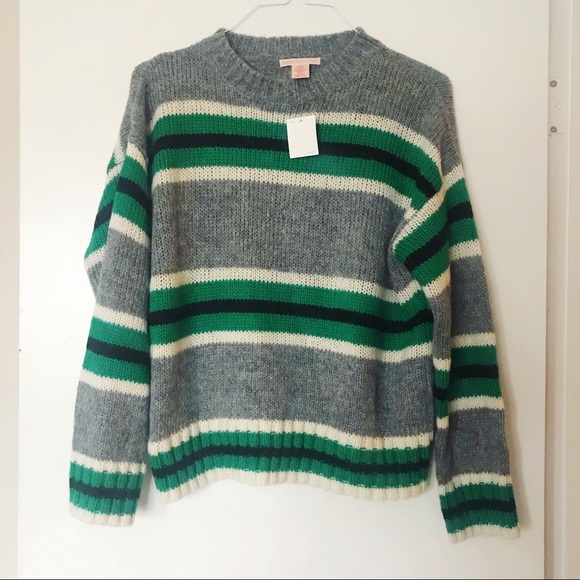 NWT UO Boyfriend Slouchy Striped Oversized Sweater - Picture 7 of 8